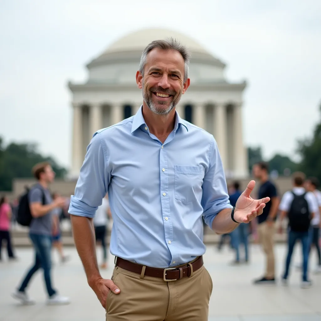 Historyczny rynek Quincy w Bostonie, z tłumem turystów i straganami.