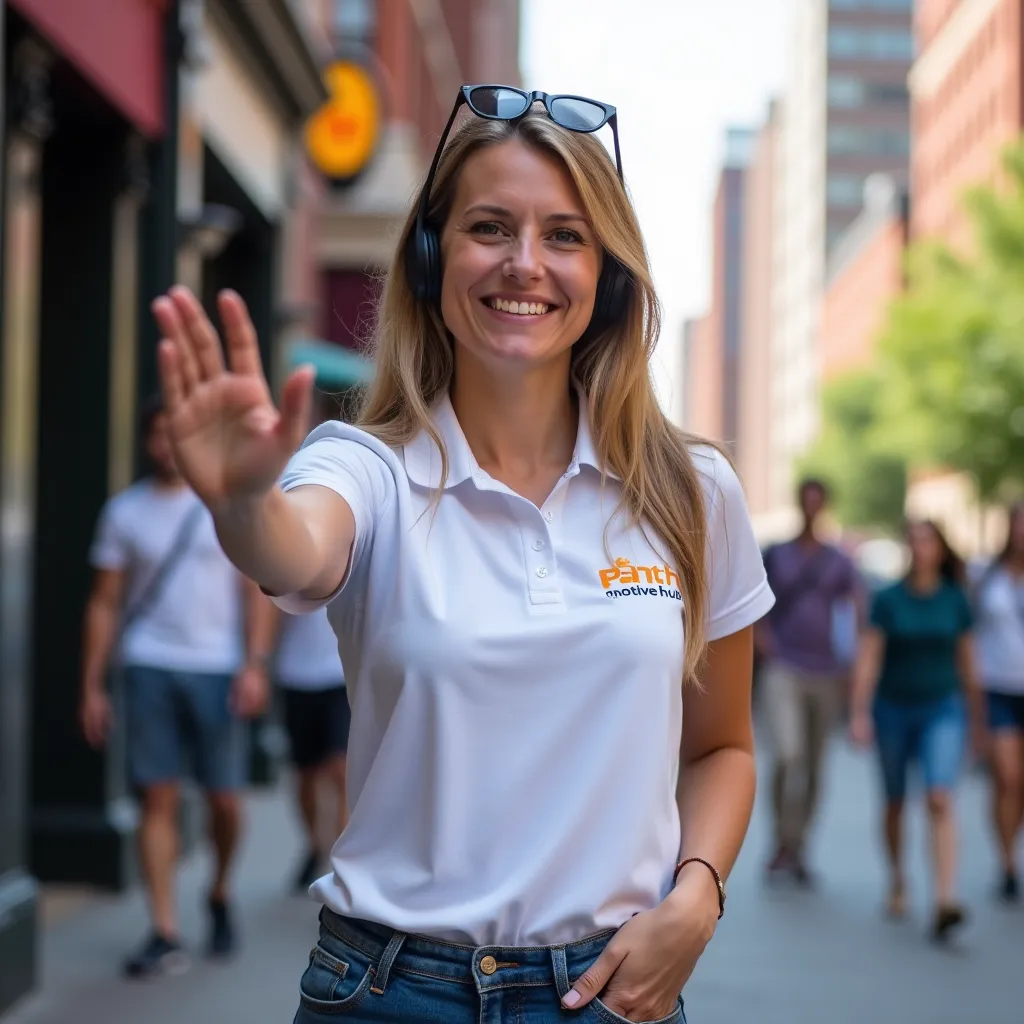 Widok na most Benjamin Franklina w Filadelfii, łączący dwa brzegi rzeki.